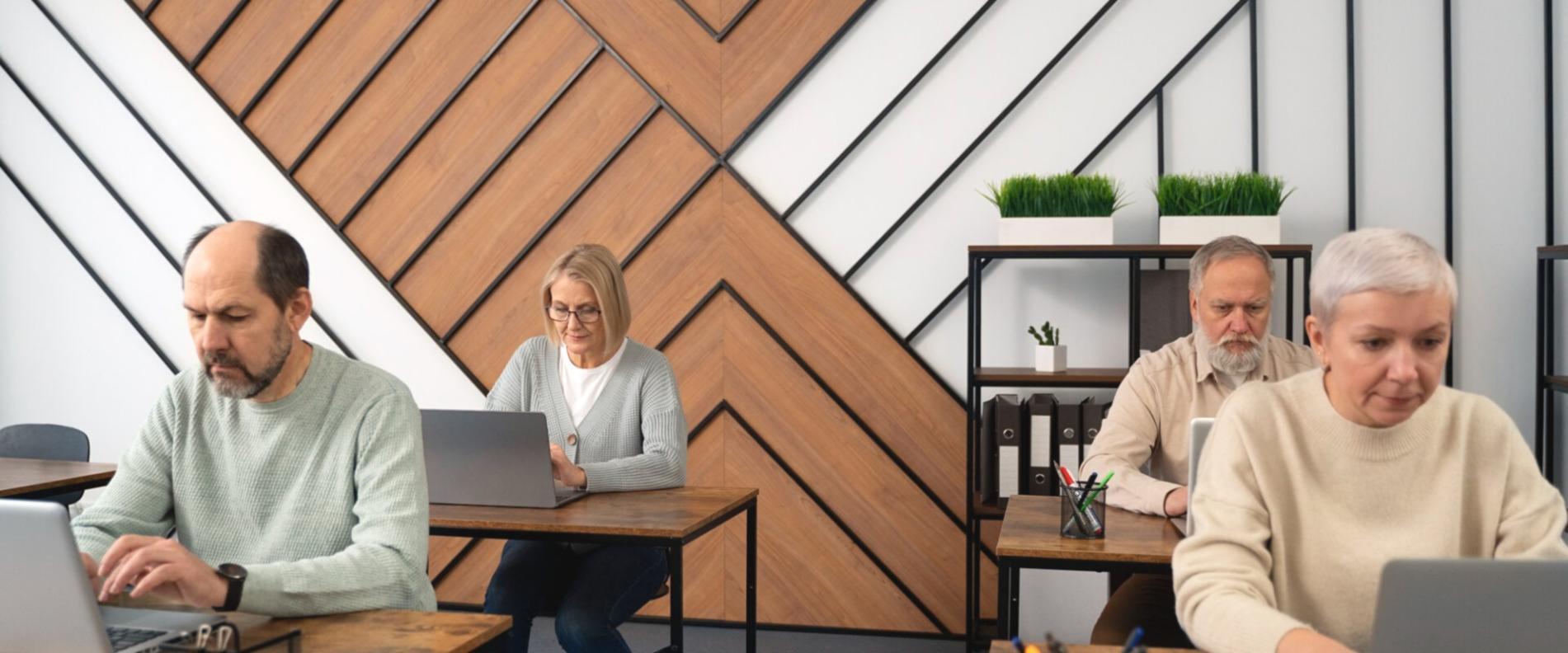 Professional payroll processing workspace with organized documentation and calculation tools